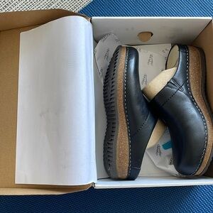 Dansko Black Mariella Mules